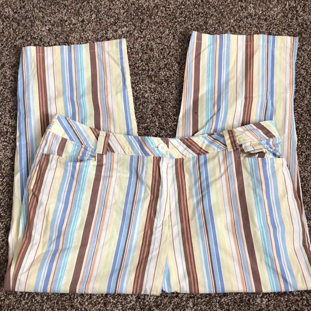 Striped capris